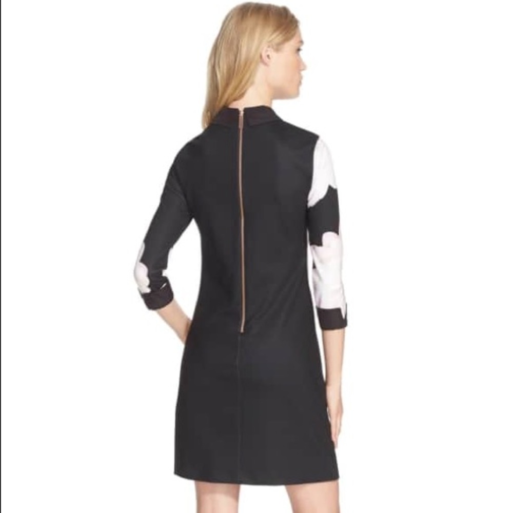 Ted Baker 3 Retro Collar Floral Kida Sheath Dress - Picture 8 of 8